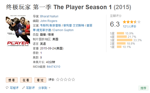 终极玩家 第一季The.Player.2015.S01E09（2015）